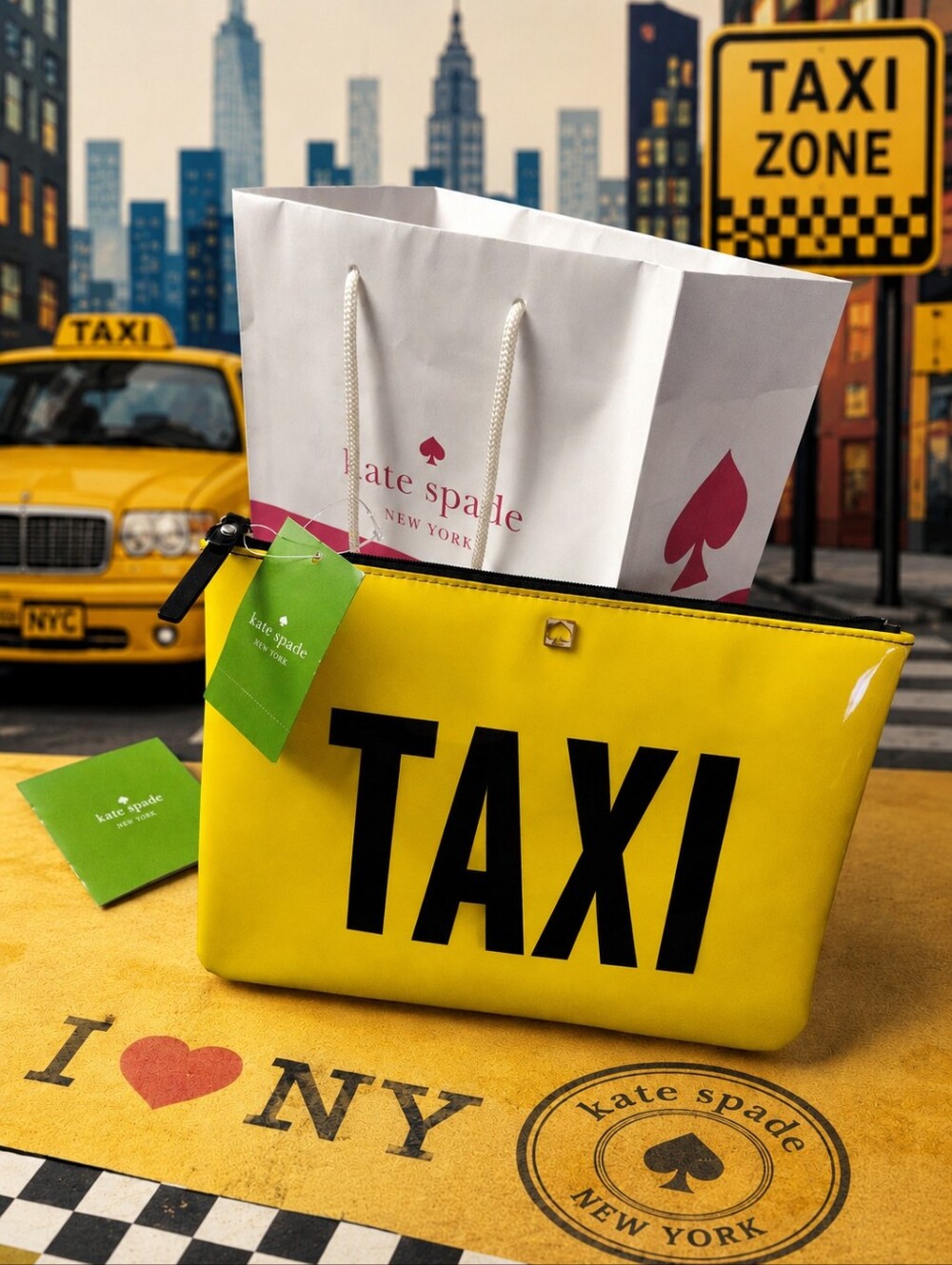 Kate Spade Taxi Clutch Bag